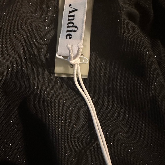 New! Andie Swim X Demi Moore The Marseilles One Piece Swimsuit Black Gold Size S - Picture 8 of 15